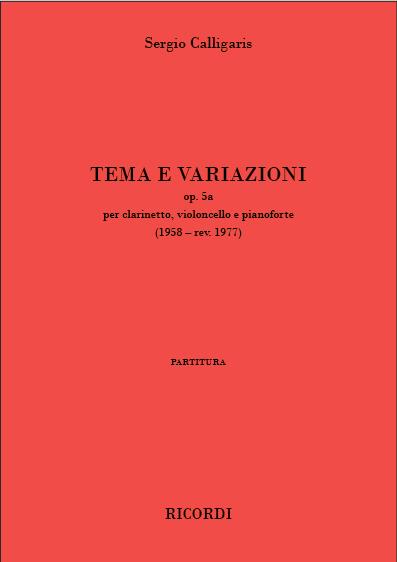 Tema e variazioni op. 5a